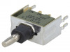 M2B15BA5G13, Переключатель: кнопочный; SPDT; 1A/125ВAC; 1A/30ВDC; ON-(ON), NKK Switches (NIKKAI, Nihon)
