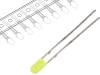 OSNY3134B-T LED; 3мм; желтый; 10-20мкд; 30°; Поверхность: выпуклая; Шаг:2,54мм