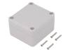 Z117JH TM PS Корпус: универсальный; Х:57мм; Y:63мм; Z:37мм; полистирен; серый