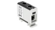 VC05-0143 Insulated Universal Connector, Screw, 1 Poles, 1kV, 160A, 1.5 ... 50mm², Black / Grey