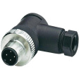 1681101 Cable plug M12 90° Poles 4