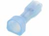 3-520370-2, Наконечник: плоский; 2,8мм; 0,5мм; "мама"; 1,25?2мм2; обжим; синий, TE Connectivity