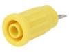 SEPB 7089 NI/GE Гнездо; "банан" 4мм; 24А; 1кВ; желтый; на корпус; 33мм; -25?80°C