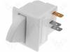 E3111DAAAA ROCKER; 1; SPDT; ON-(ON); 5A/250ВAC; белый; Корпус: белый; -25?70°C