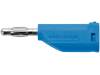 FK15LNI/1/BL, Вилка; "банан" 4мм; 16А; 70ВDC; синий; Диам.кабеля макс:4мм, Schutzinger