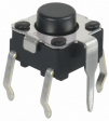 B3F-1120 Микропереключатель; 1; SPST-NO; 0,05A/24ВDC; THT; 0,98Н; 6x6мм; 5мм