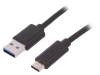 50492 Кабель; USB 3.0,USB 3.1; вилка USB A, вилка USB C; 1,5м
