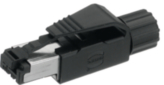 09451511100, Вилка; RJ45; PIN:4; Кат:5; позолота; Конфиг.выводов:8p4c; 24?22AWG, Harting