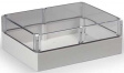DABP233011T Cubo D 230 x 300 x 111 мм, глухая стенка, прозрачная крышка, ABS, IP 66/67