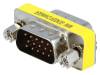 CA081-PB, Адаптер; вилка D-Sub 15pin HD, с обеих сторон, VCOM