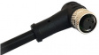 PXPPVC08RAF05BCL010PVC Разъем: M8; "мама"; PIN:5; угловой; с амортизатором, с проводом