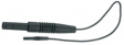 AK0,63-B/405-BK Adapter cable diam. 0.64 mm diam. 4 mm black 15 cm CAT I