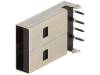 2410 08, Вилка; USB A; на плату; SMT; PIN:4; горизонтальный; V: USB 2.0, Lumberg Automation (Belden brand)