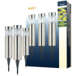RA-OUTDOOR22 3 LED solar lights IP44 high-grade steel