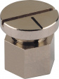 516.4 Rotary knob brass nickel-plated 10 mm