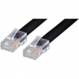 BB-1045-3 Плоский кабель (ISDN) RJ45 8P8C RJ45 8P8C 3 m черный