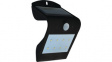 7097 LED solar wall light black,1.5 W