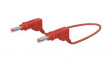 66.9408-15022 Test Lead, Red, 4mm, Nickel-Plated