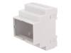 Z108JFP PS Корпус: на DIN-рейку; Х:70мм; Y:90мм; Z:65мм; полистирен; серый