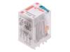 R3N-2013-23-1012-WT, Реле: электромагнитное; 3PDT; Uобмотки:12ВDC; 10A/250ВAC; 20А, RELPOL