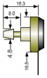 SPD002GASIL Pressure sensor 0...2 psi
