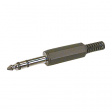 SS 63 K Jack plug diam.6.35 mm black 3P