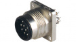 N11RBMFAF metal Circular Connector, Male, 11+PE, straight, M26 x 1.5