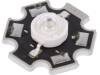 PM2E-1LGS LED мощный; STAR; зеленый; Pмакс:1Вт; 87,4-99,6лм; 130°