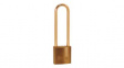 K12030L70BD Long Shackle Padlock, Brass, 30mm