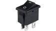 CWSB21AA1F Rocker switch, on-off, black, 6 A