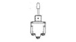 4TL82-72 Toggle Switch, 4PDT, Momentary, 18A, 28V