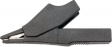 XKK-200 BLACK Safety crocodile clip diam. 2 mm black