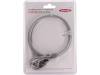 64135 Security wire; silver; Features: key protection; 1.5m