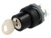 1SFA611283R1002 Переключатель: поворотный с ключом; 3; 22мм; черный; IP66; O22,5мм