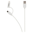 VLMP39400W1.00 2-in-1 USB 2.0 cable 1 m White