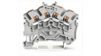 2202-6401 Terminal block, Push-In, 4 Poles, 1 ... 2.5mm²