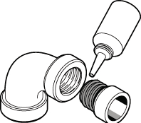 542 10 ML, Thread sealant 10 ml, Loctite