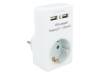 PA0057 Блок питания: импульсный; 5ВDC; 1А; Вых: USB x2; 5Вт; Вилка: EU
