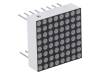 KWM-20881CBB Дисплей: LED; матрица; 8x8; синий; 15-30мкд; катод; 20x20мм; 3,2?4В