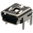651005136521 Socket, horizontal, 5, mini-USB B THD
