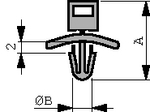 PHC-4 [100 шт], Cable tie mount 3.8 mm PU=100 ST, Kai Suh Suh (KSS)