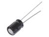 URS1E101MDD Конденсатор: электролитический; THT; 100мкФ; 25ВDC; O6,3x9мм; ±20%