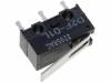 D2F221 Микропереключатель; с рычагом; SPDT; 0,1A/30ВDC; ON-(ON); 1; IP40