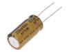 UFG1K221MHM1TO Конденсатор: электролитический; THT; 220мкФ; 80ВDC; O12,5x27мм; FG