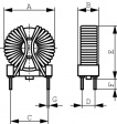 R1405XKS Inductor, radial 390 uH (2x) 3.5 A (2x)