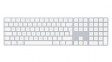 MQ052D/A Rechargeable Magic Keyboard with Numpad DE Germany/QWERTZ Lightning Silver