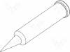 0102PDLF02, Жало; коническое; 0,2мм, Ersa