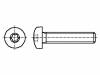 M3X8/BN5687 ISO14583 Винт; M3x8; Головка: сферическая; Шлиц: Torx; нержавеющая сталь А2