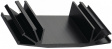 SK 07/75 SA Heat sink 75 mm 3.6 K/W black anodised