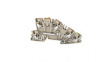 2669030000 Terminal Block, Blade Terminal, 6.3 x 3.5 mm, 5 Poles, 250V, 21A, 0.14 ... 4mm², Dark Beige